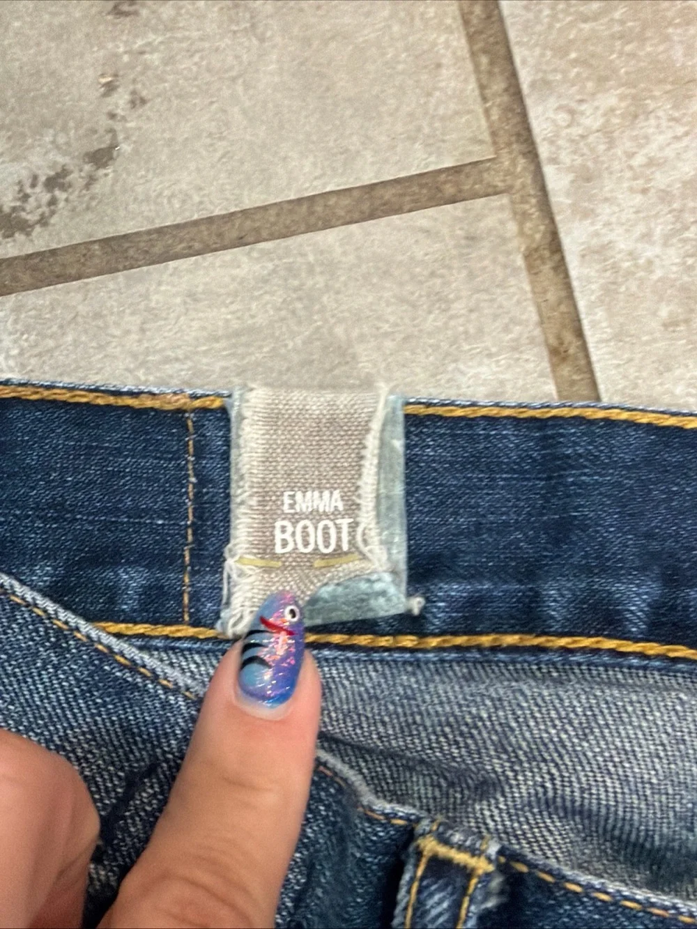 NWT Abercrombie And Fitch Emma Bootcut Distressed Jeans Size 6R